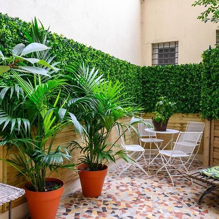 Sea Front Flat Promenade Des Anglais With Garden Nizza Exterior foto