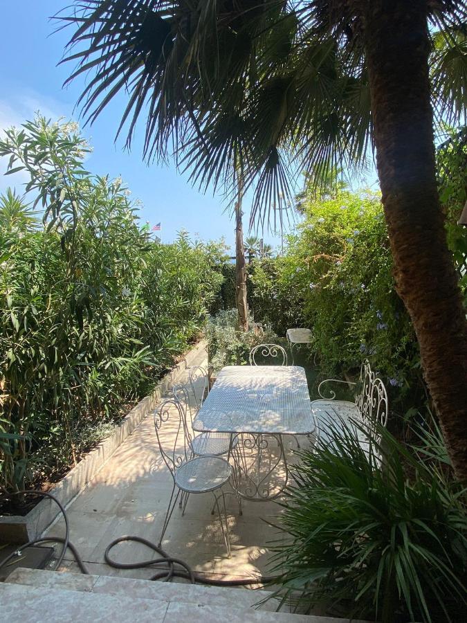 Sea Front Flat Promenade Des Anglais With Garden Nizza Exterior foto