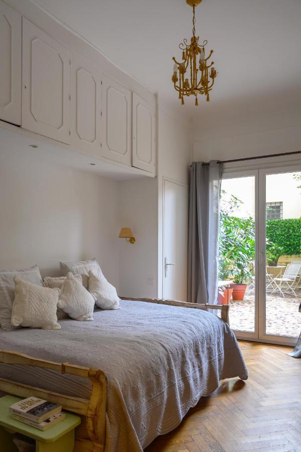 Sea Front Flat Promenade Des Anglais With Garden Nizza Exterior foto